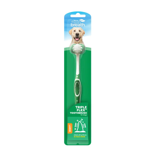 Tropiclean Fresh Breath Dog Toothbrush for Large Breeds