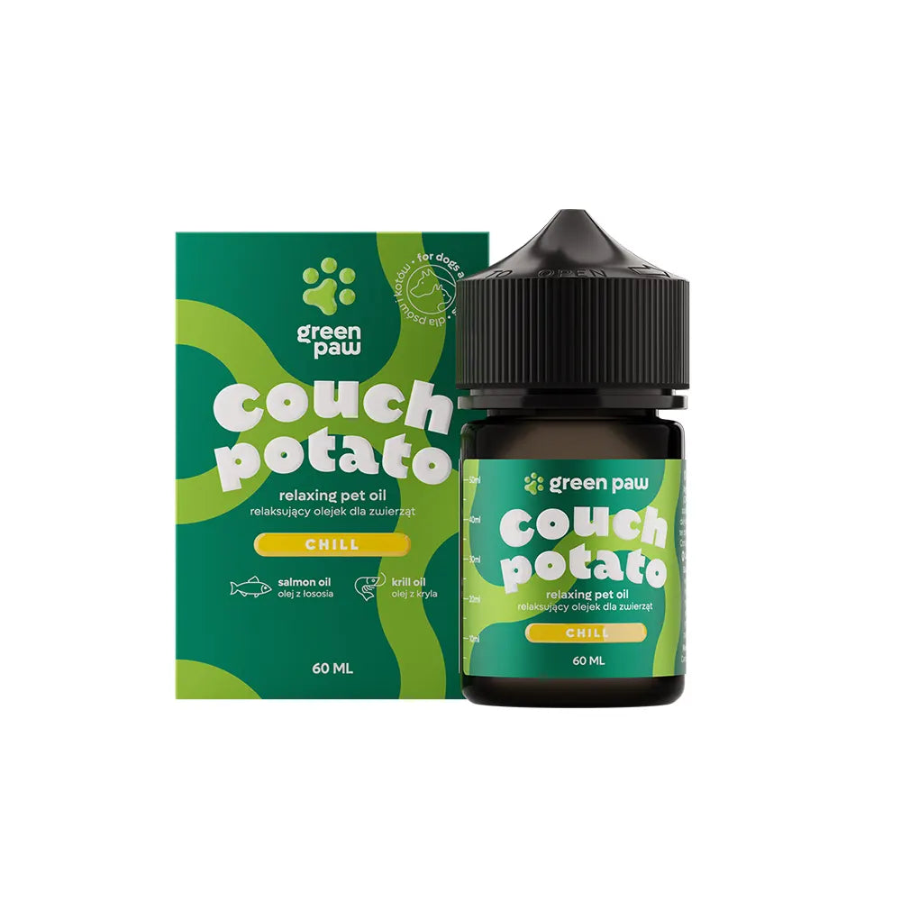 GREEN PAW Couch Potato Χαλαρωτικό Έλαιο Κατοικιδίων 60ml