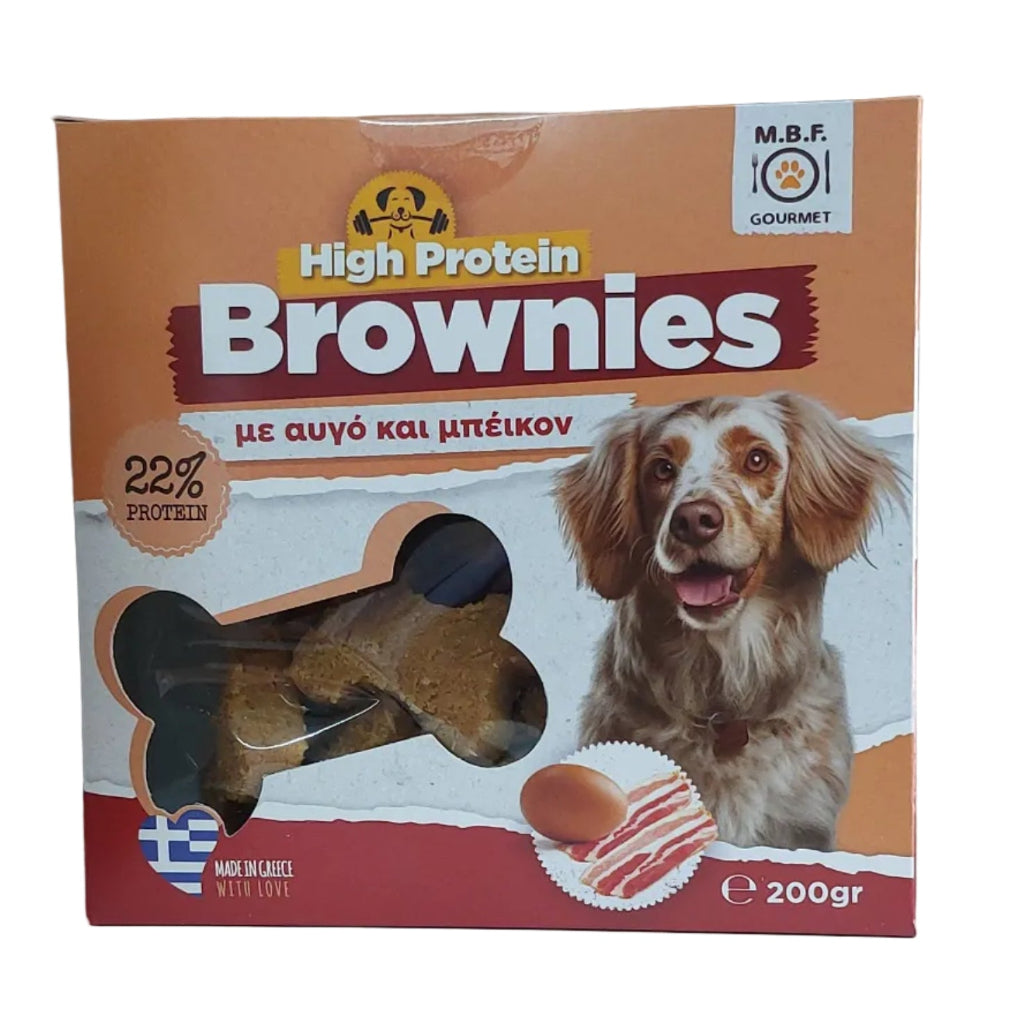 MBF High Protein Brownies Μαλακά Μπισκότα 200g