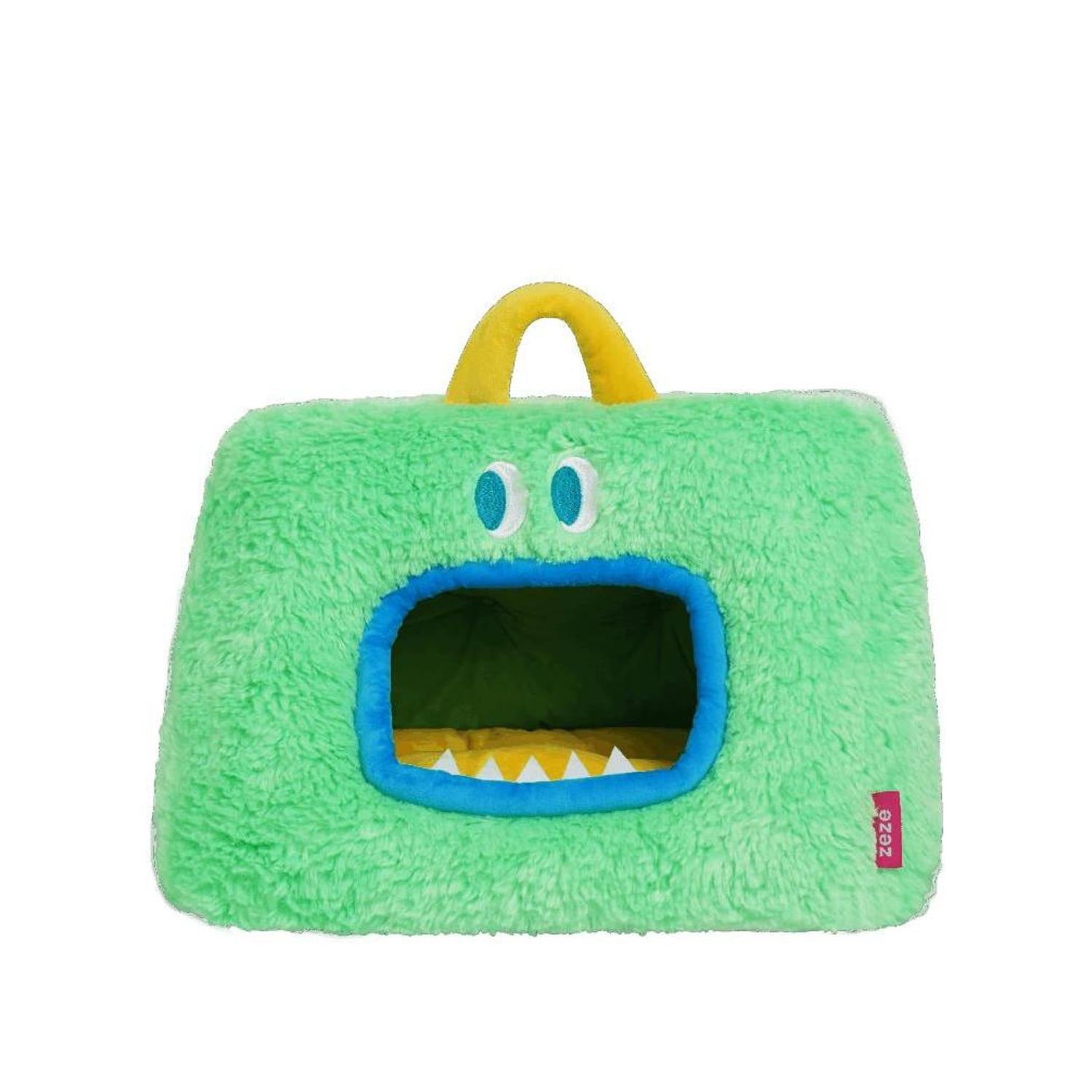 zeze pet bed in green monster design