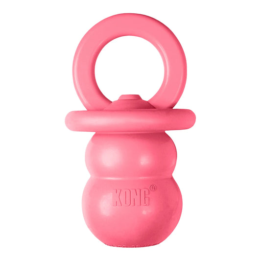 Kong Puppy Binkie Toy in pink color
