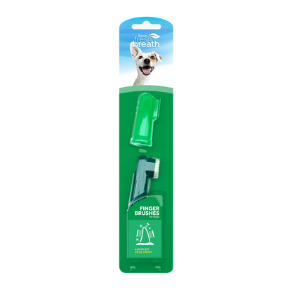 TropiClean Fresh Breath Finger Brushes for pet teeth