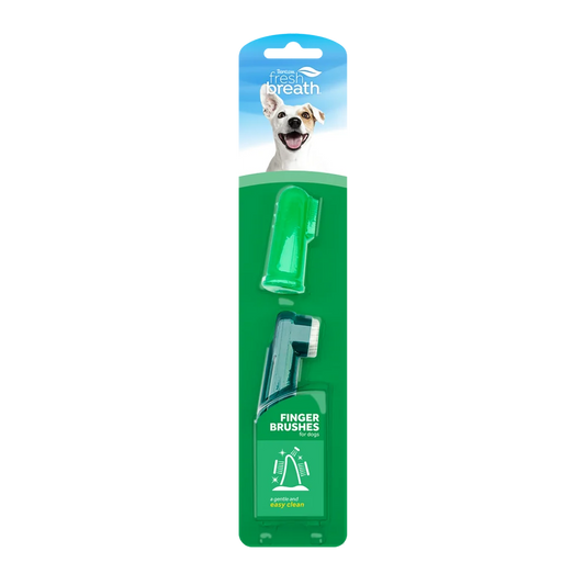 TropiClean Fresh Breath Finger Brushes for pet teeth