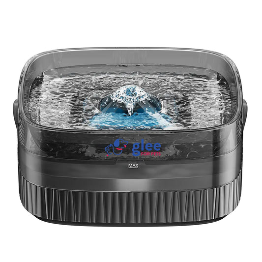 GLEE Kerkini Automatic Fountain, Black, 5.5 L