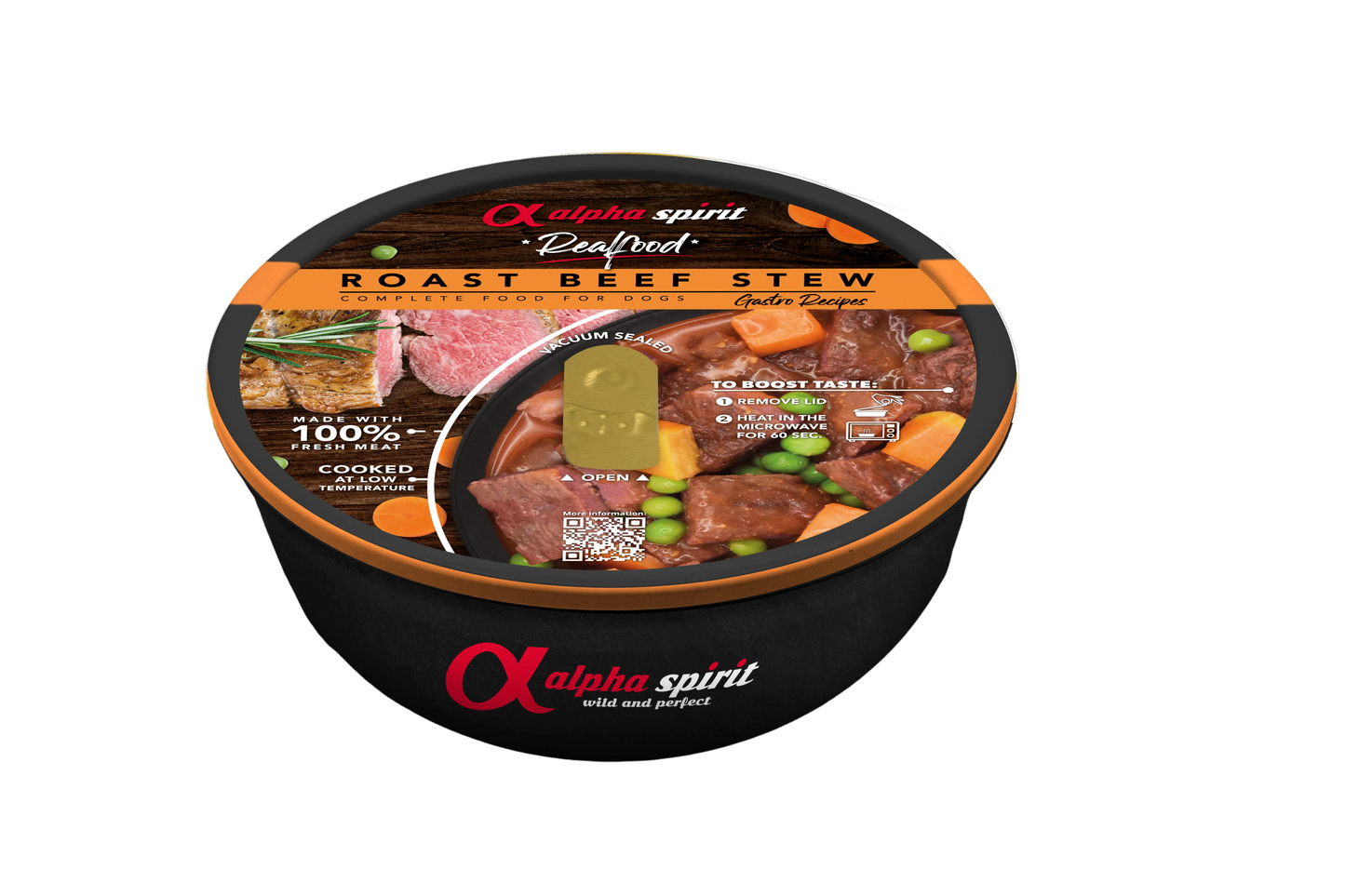 ALPHA SPIRIT Real Food με Μοσχάρι 280g