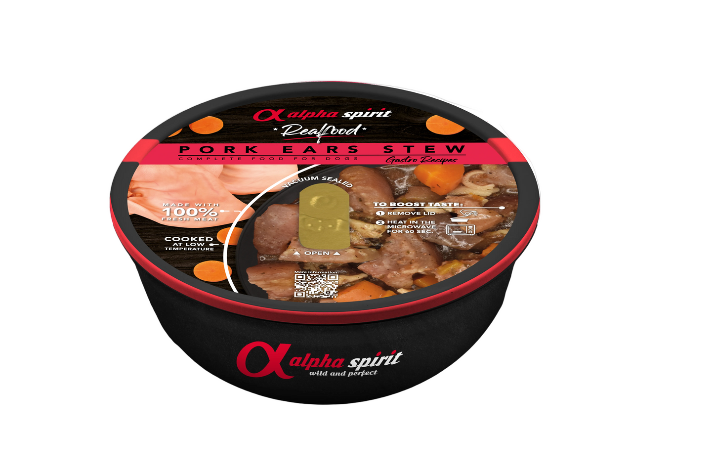 ALPHA SPIRIT Real Food με Αυτιά Χοιρινού 280g