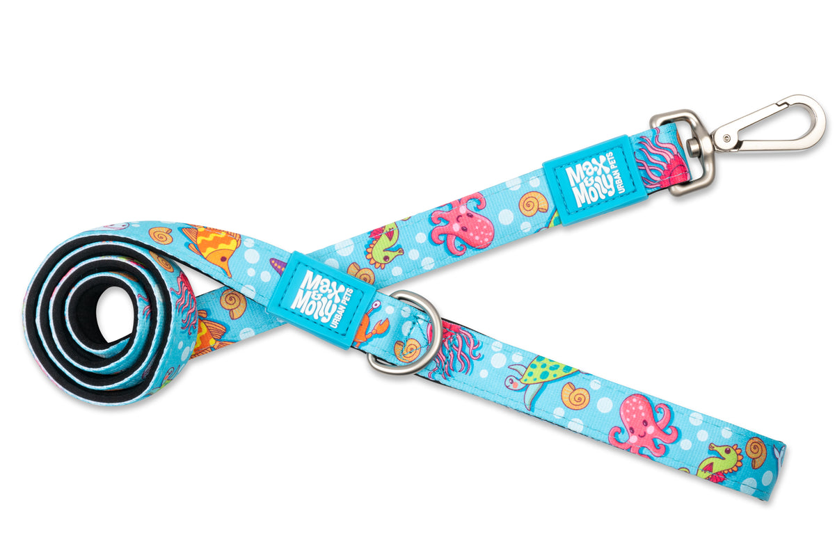 Max & Molly Original Gear Short Dog Leash in Little Monsters Design