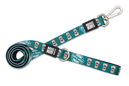 Max & Molly Original Gear Short Dog Leash in Coffee Break Design