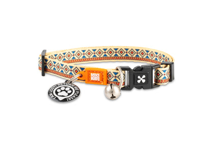 Max & Molly Original Gear Cat Collar in Ethnic Design