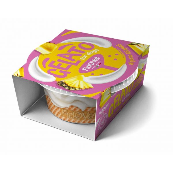 Fidovet Gelato for Dogs Pineapple Flavor