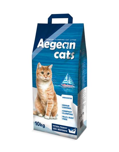 AEGEAN CATS Unscented Clumping Cat Litter