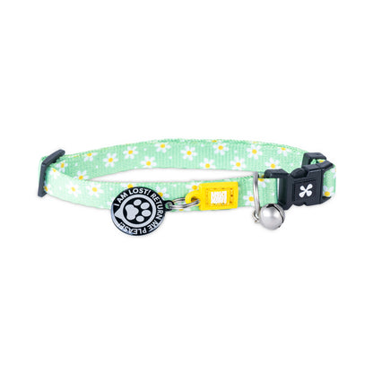 Max & Molly Original Gear Cat Collar in Margarite Design