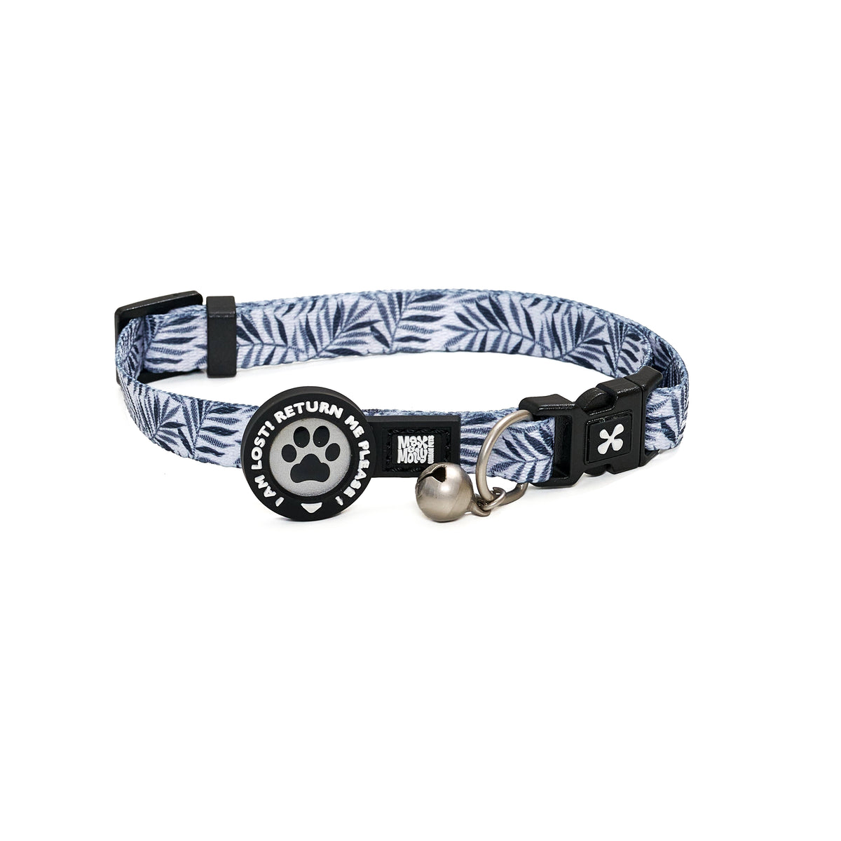 Max & Molly Original Gear Cat Collar in Garden Design