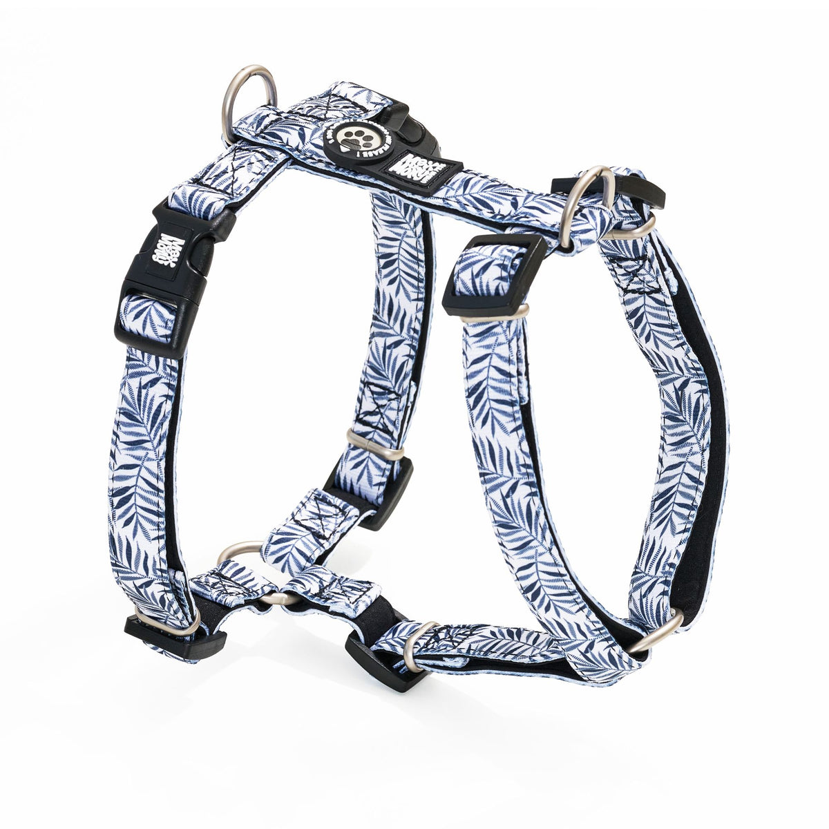 Max & Molly Original H-Harness for Dogs with GOTCHA! ID in Garden Design