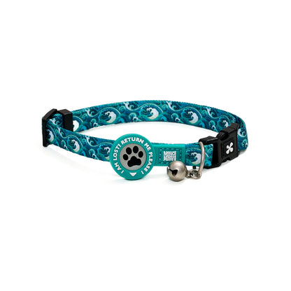 Max & Molly Original Gear Cat Collar in Storm Design