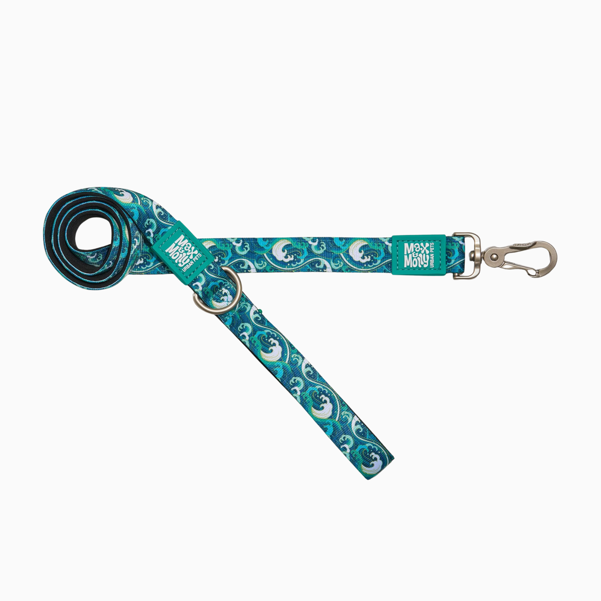 Max & Molly Original Gear Short Dog Leash in Storm Design
