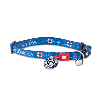 Max & Molly Original Gear Cat Collar in Sailor Design