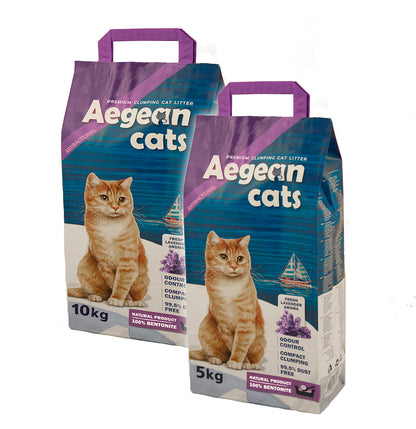 AEGEAN CATS Συγκολλητική Άμμος με Άρωμα