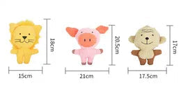 Λούτρινο Παιχνίδι σε Σχέδιο Ζώου με Μεγάλο Κεφάλι