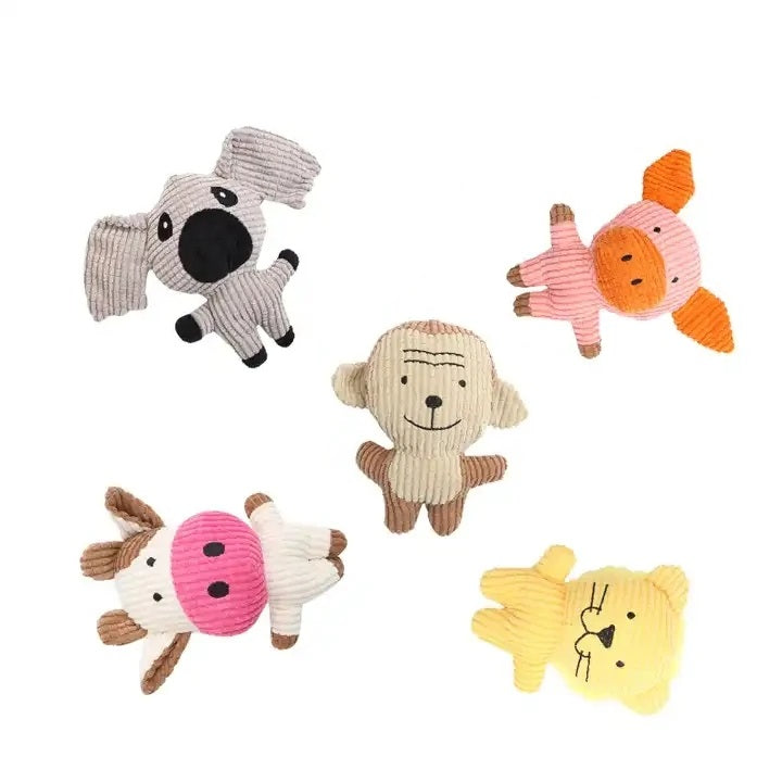 Λούτρινο Παιχνίδι σε Σχέδιο Ζώου με Μεγάλο Κεφάλι