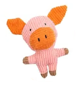 Λούτρινο Παιχνίδι σε Σχέδιο Ζώου με Μεγάλο Κεφάλι