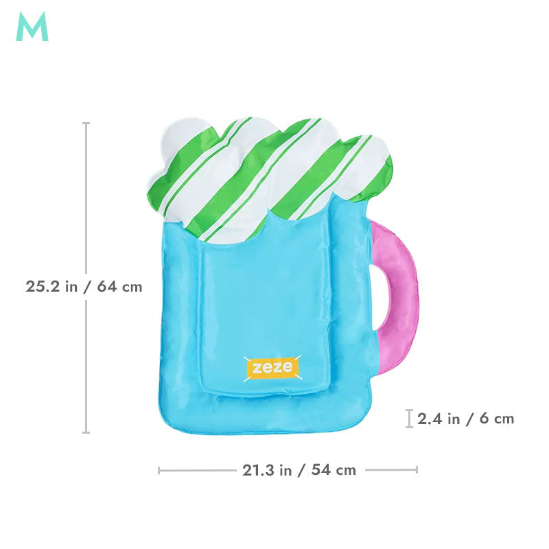 zeze pet cooling mat in coctail design M size