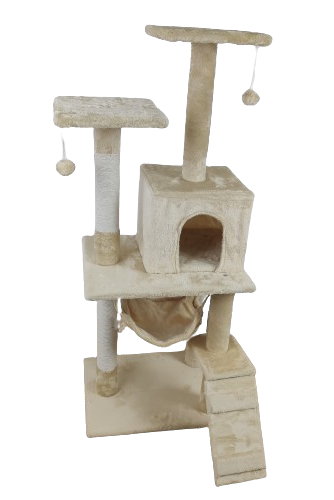 Γατόδεντρο 50x40x120 cm με Αιώρα