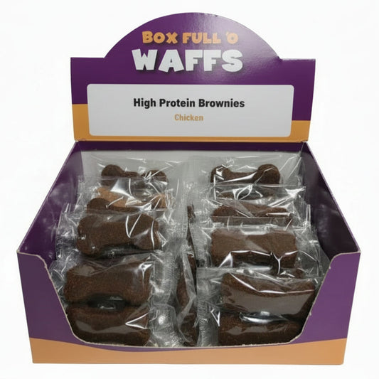 MBF BOX FULL O' WAFFS High Protein Brownies για Σκύλους