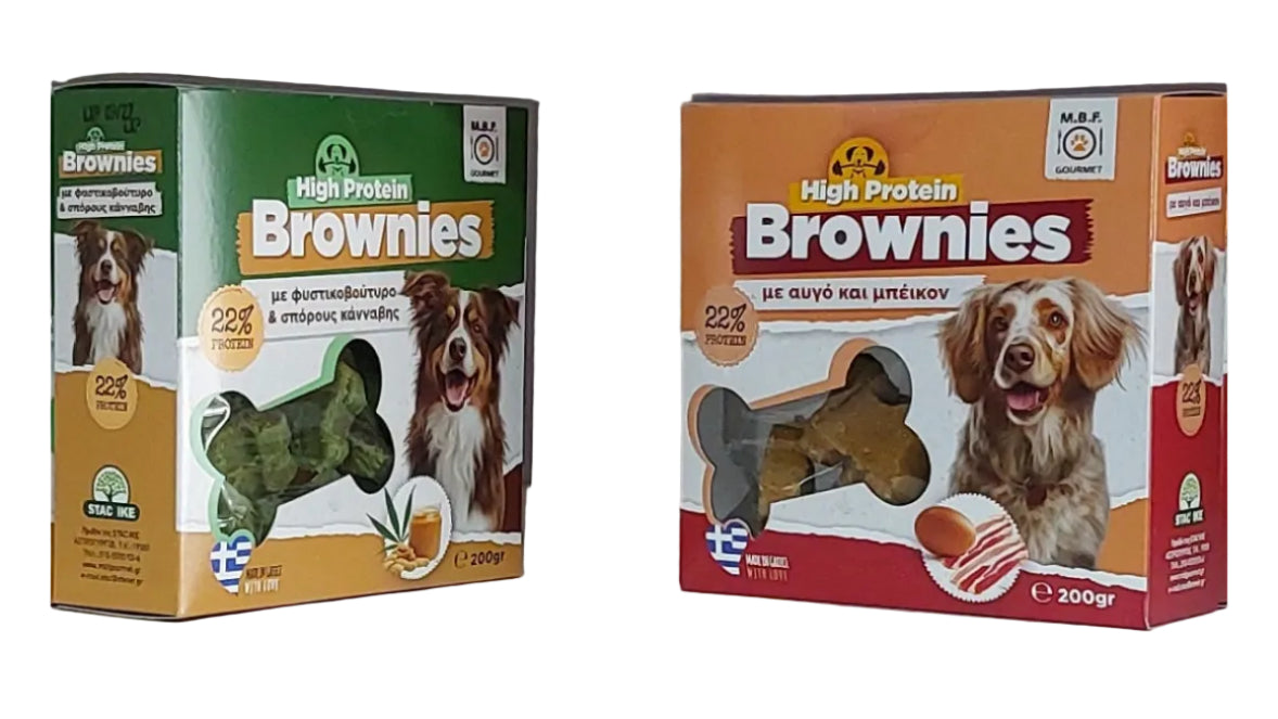 MBF High Protein Brownies Μαλακά Μπισκότα 200g