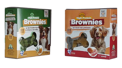 MBF High Protein Brownies Μαλακά Μπισκότα 200g