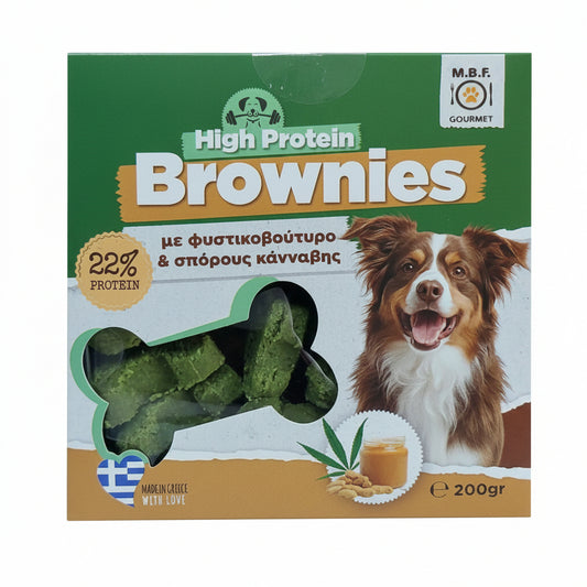 MBF High Protein Brownies Μαλακά Μπισκότα 200g