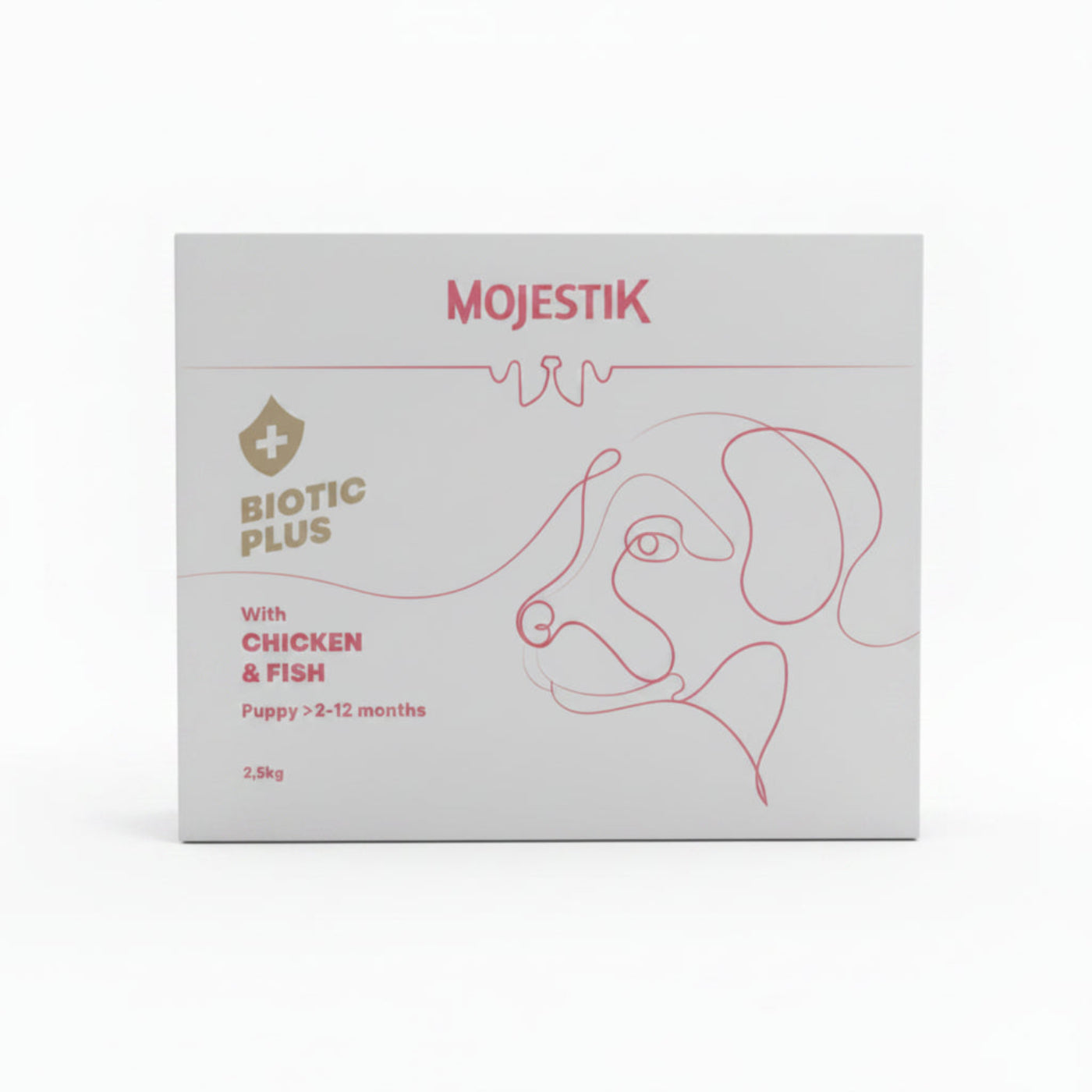 ξηρή τροφή σκύλου mojestik biotic plus puppy