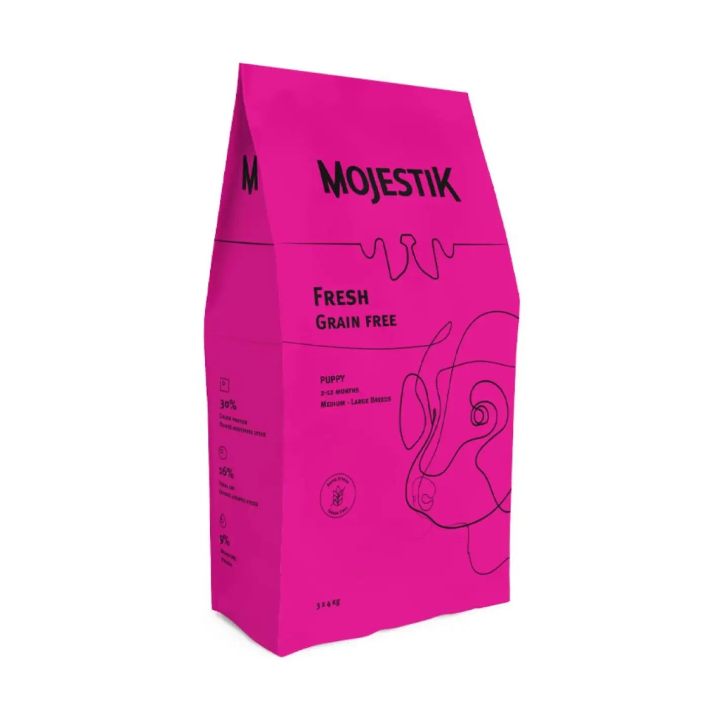 ξηρή τροφή σκύλου mojestik frsh grain free puppy
