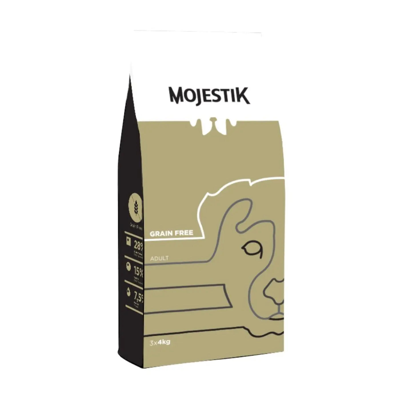 ξηρή τροφή σκύλου mojestik grain free